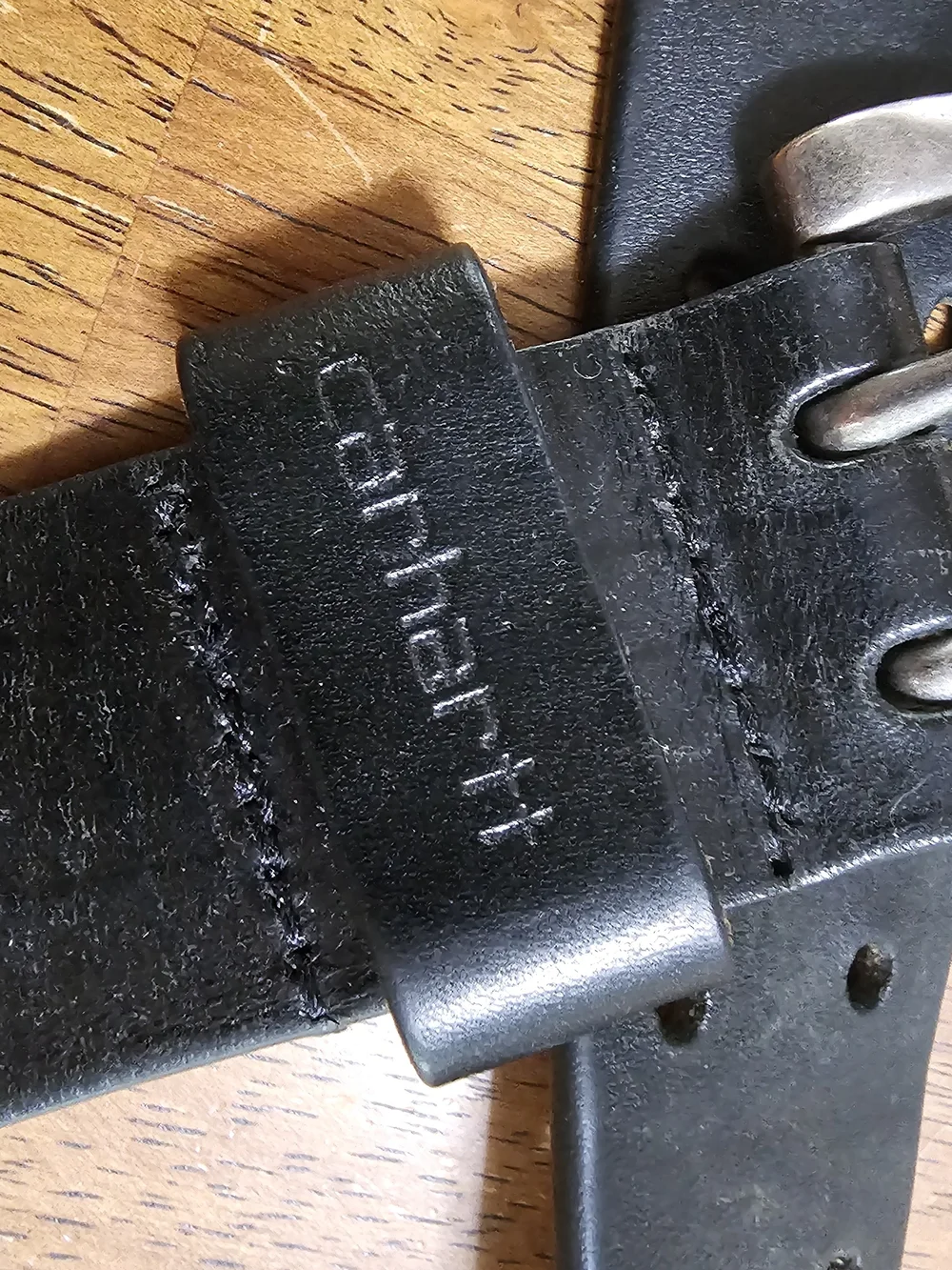 Carhartt Black Leather Belt Super Adjustable